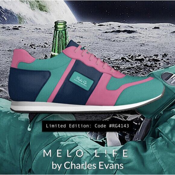 MELO L!FE Vintage Running Trainer By Charles Evans US 7.5 38 EU - Picture 1 of 12